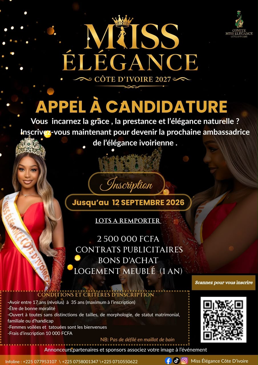 Miss Élégance C.I 2027