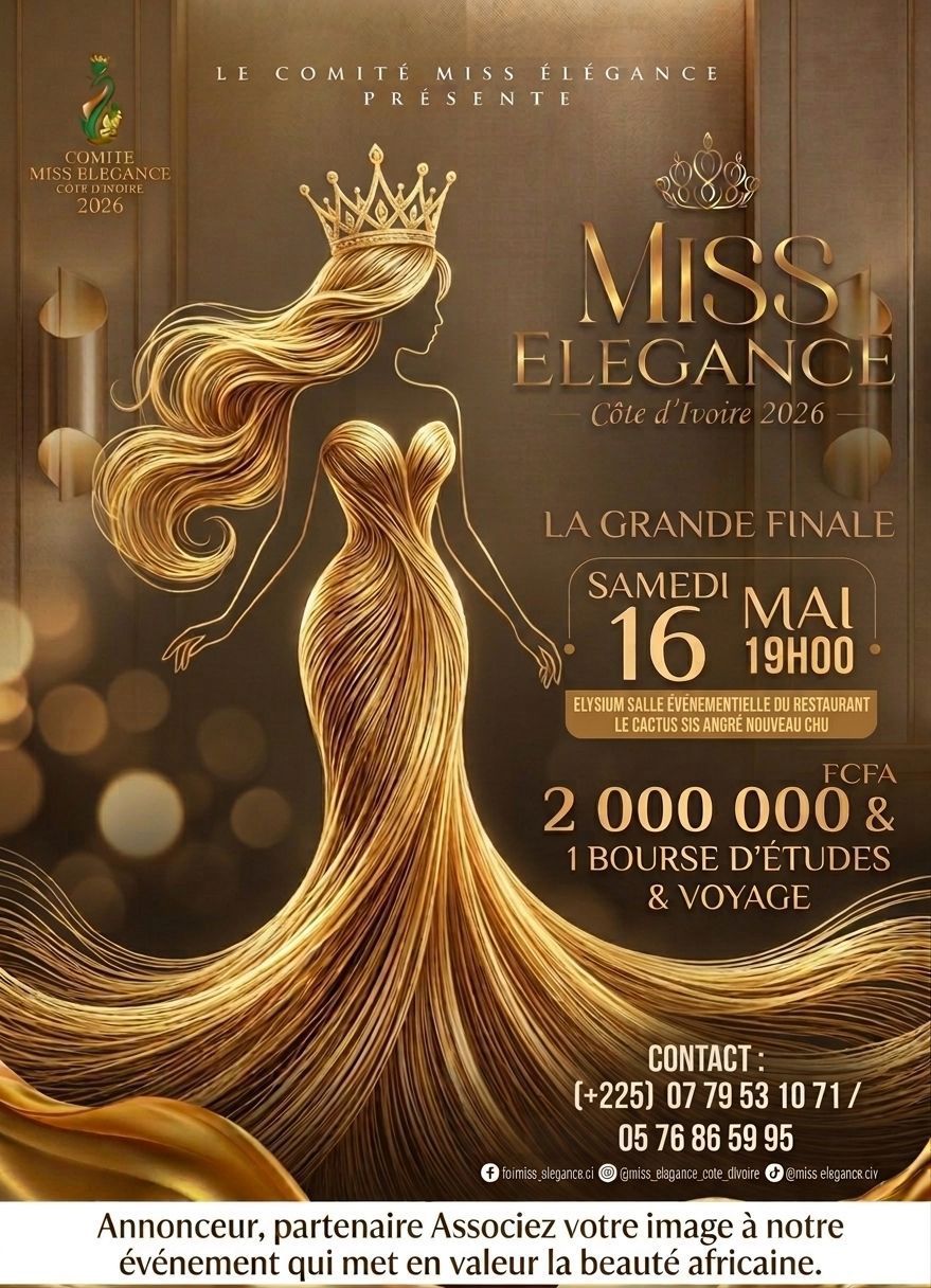 Finale Miss Élégance C.I 2026
